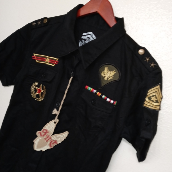 Halloween Costume Military Woman  Mini Dress Stretch Space Force/Army XL - Picture 2 of 6